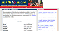 Desktop Screenshot of mathismore.net